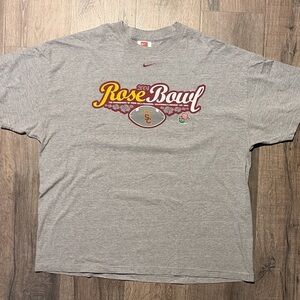 2004 Nike Gray Rose Bowl Graphic Men's T-Shirt